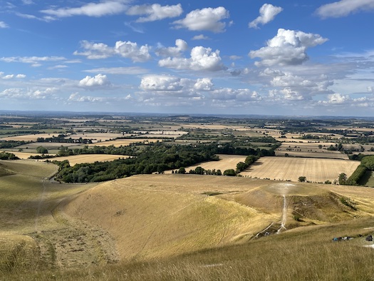 Dragon Hill from the White Horse